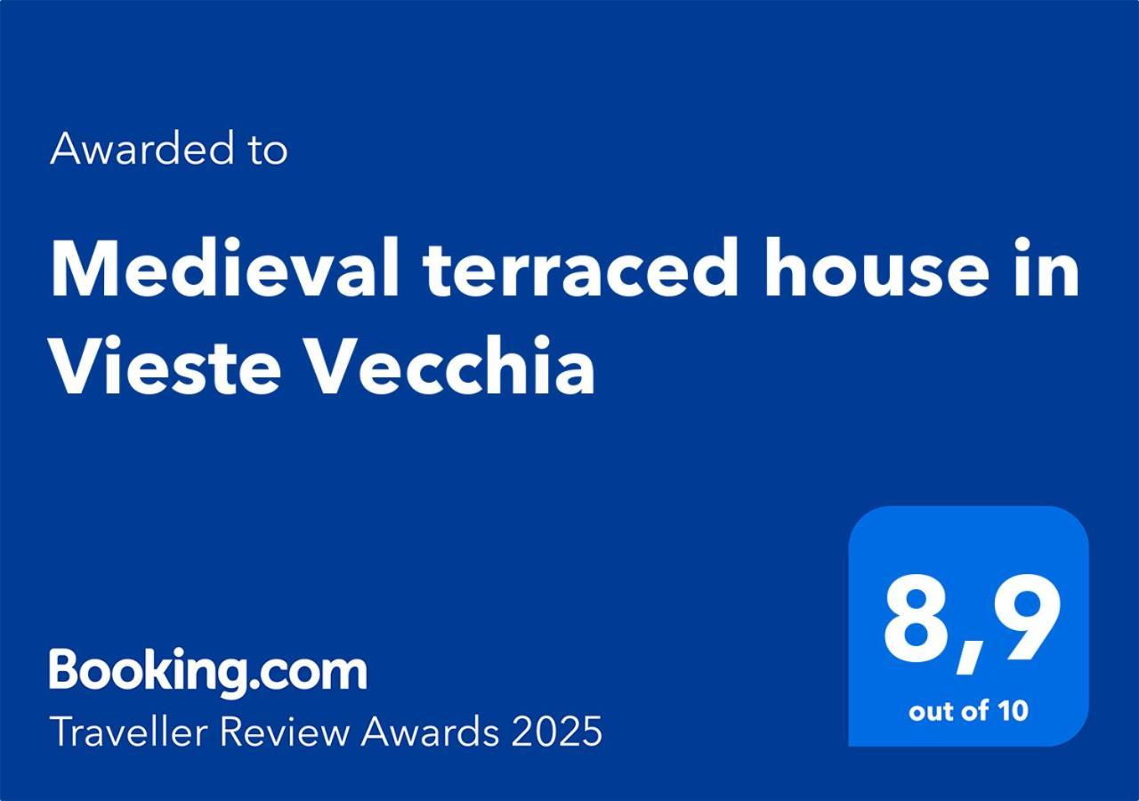 Medieval Terraced House In Vieste Vecchia Exteriör bild